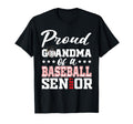 Proud Grandma Baseball Senior 2027 T-Shirt - Aesthetic Graphic for Adults - T-Shirt, Sweatshirt, Hoodie