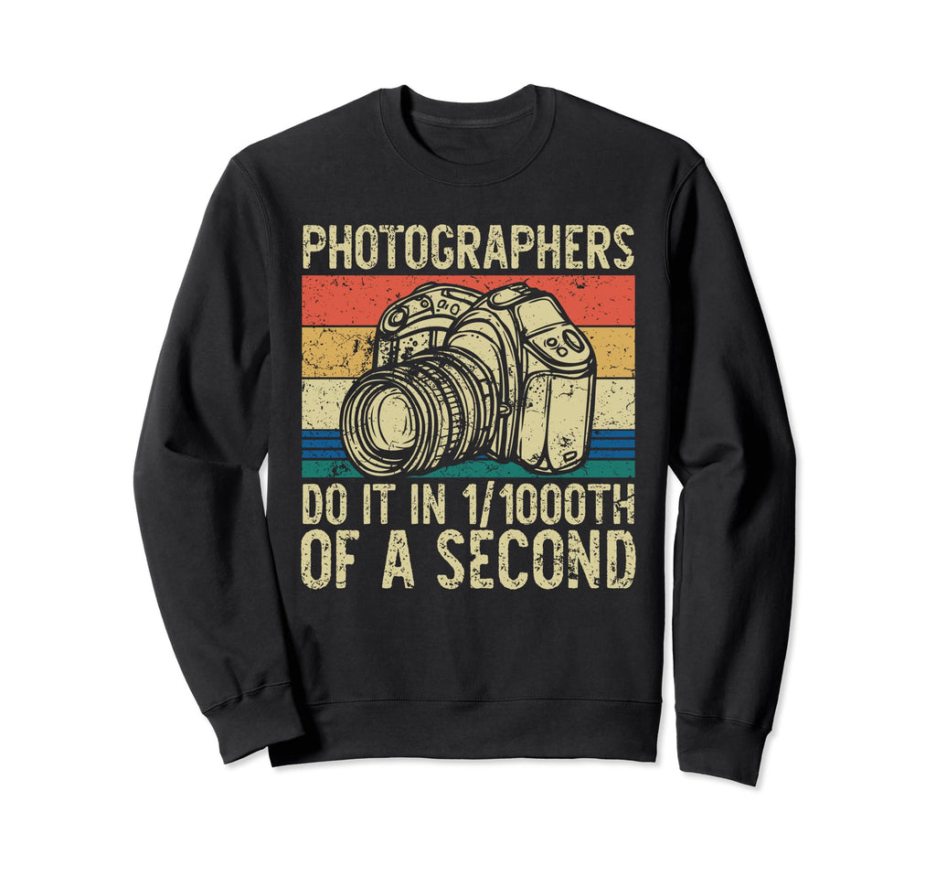 Photo Camera Photographer Flash Sweatshirt - Minimalist Print for Adults - T-Shirt, Sweatshirt, Hoodie