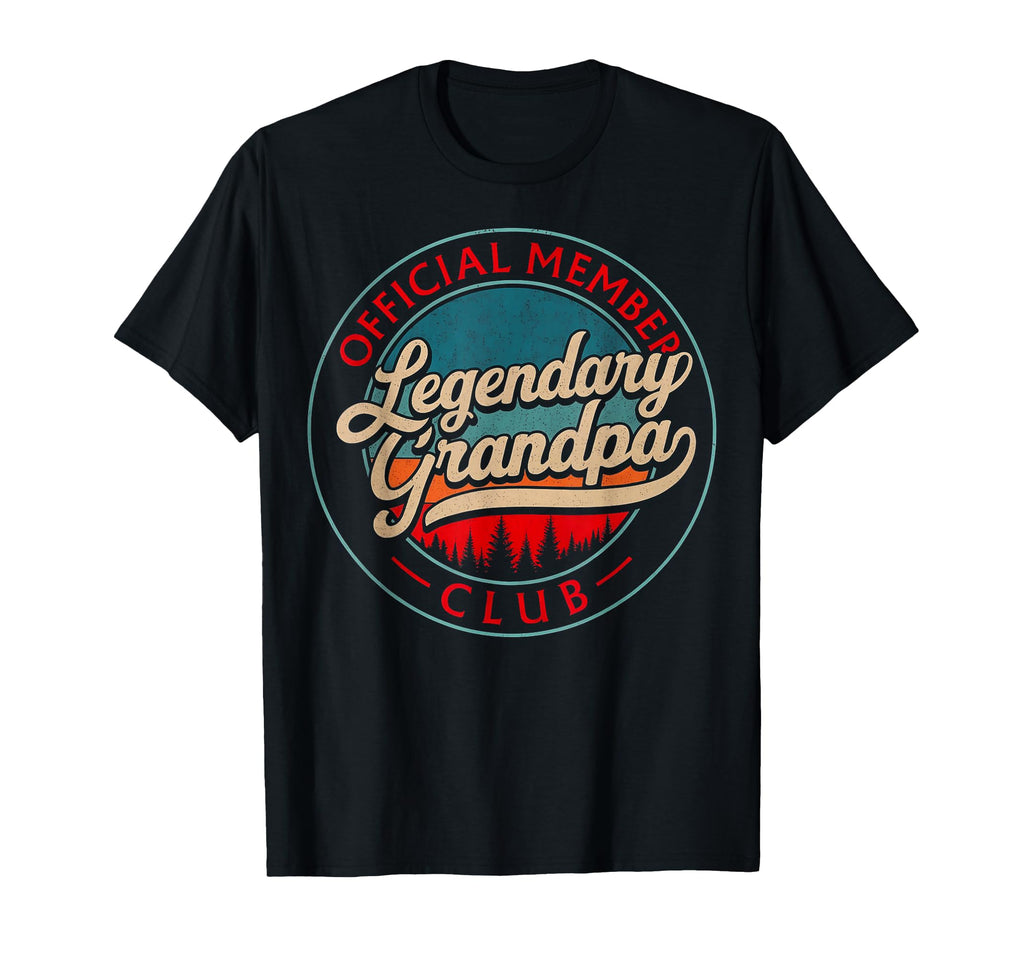 Grandpa Legendary Grandpas Club Member T-Shirt - Graphic Print Unisex - T-Shirt, Sweatshirt, Hoodie