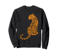 Tiger 90S Grunge Tiger Sweatshirt - Trendy Graphic Unisex - T-Shirt, Sweatshirt, Hoodie