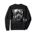 Back Y2K Streetwear Dog Pit Bull Sweatshirt - Graphic Print Unisex - T-Shirt, Sweatshirt, Hoodie