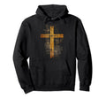 Cross Distressed 90S Goth Grunge Hoodie - Custom Art Print for Adults - T-Shirt, Sweatshirt, Hoodie