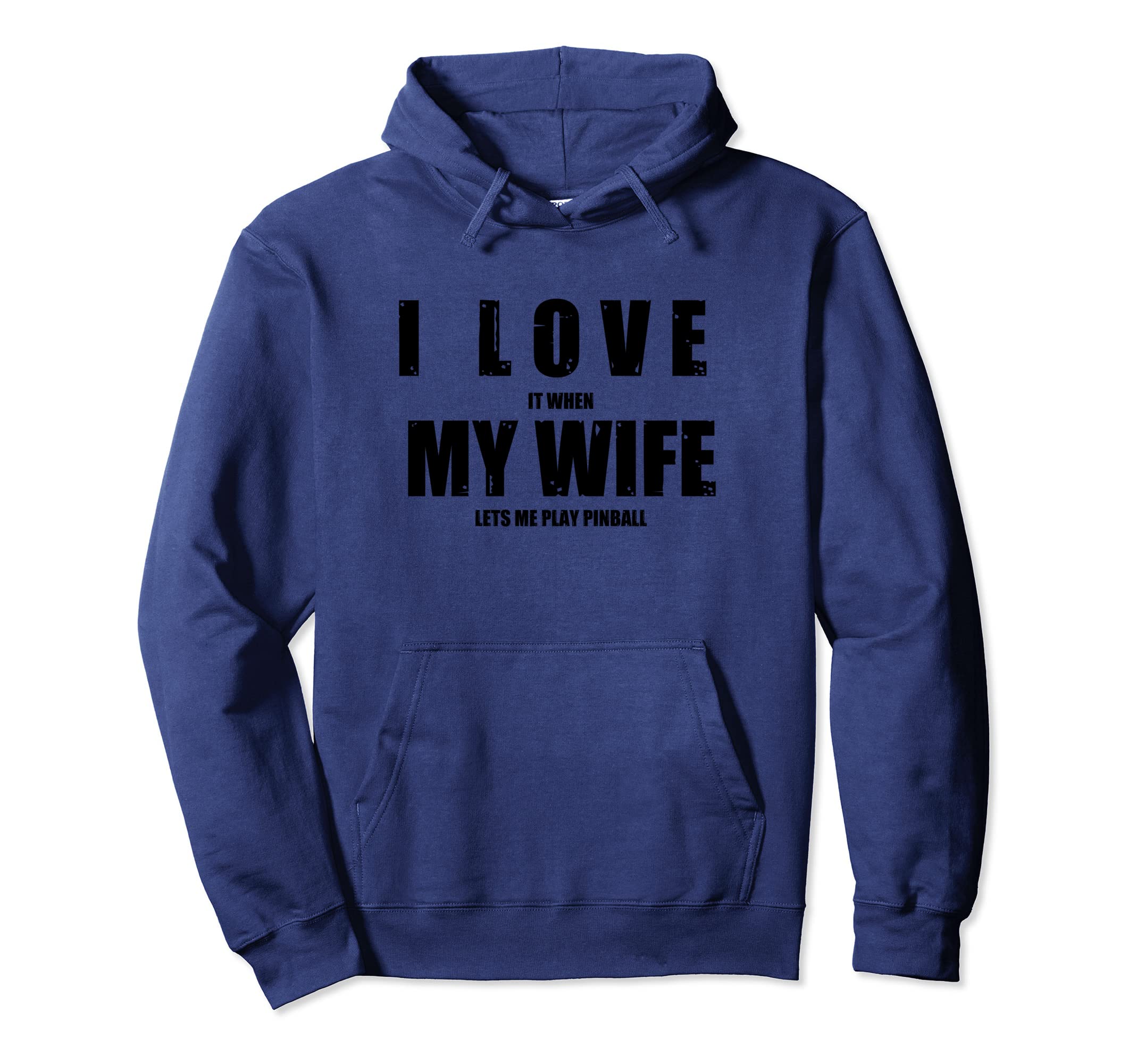 Pinball Player Funny Distressed Hoodie - Minimalist Print Men Women - T-Shirt, Sweatshirt, Hoodie