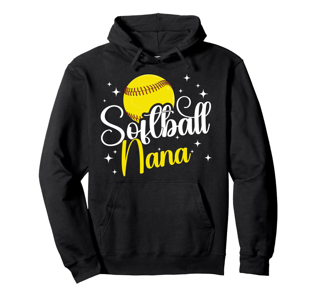 Softball Nana Softball Player Nana Hoodie - Custom Art Print Men Women - T-Shirt, Sweatshirt, Hoodie