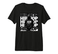 Old School Rapper Hip Hop Tri Blend Hoodie - Unique Graphic Men Women - T-Shirt, Sweatshirt, Hoodie