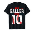 This Baller Is Now 10 Birthday T-Shirt - Unique Graphic for Adults - T-Shirt, Sweatshirt, Hoodie