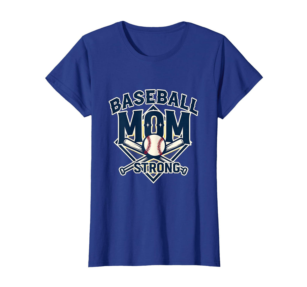 Baseball Mom Strong T-Shirt - Trendy Graphic for Adults - T-Shirt, Sweatshirt, Hoodie