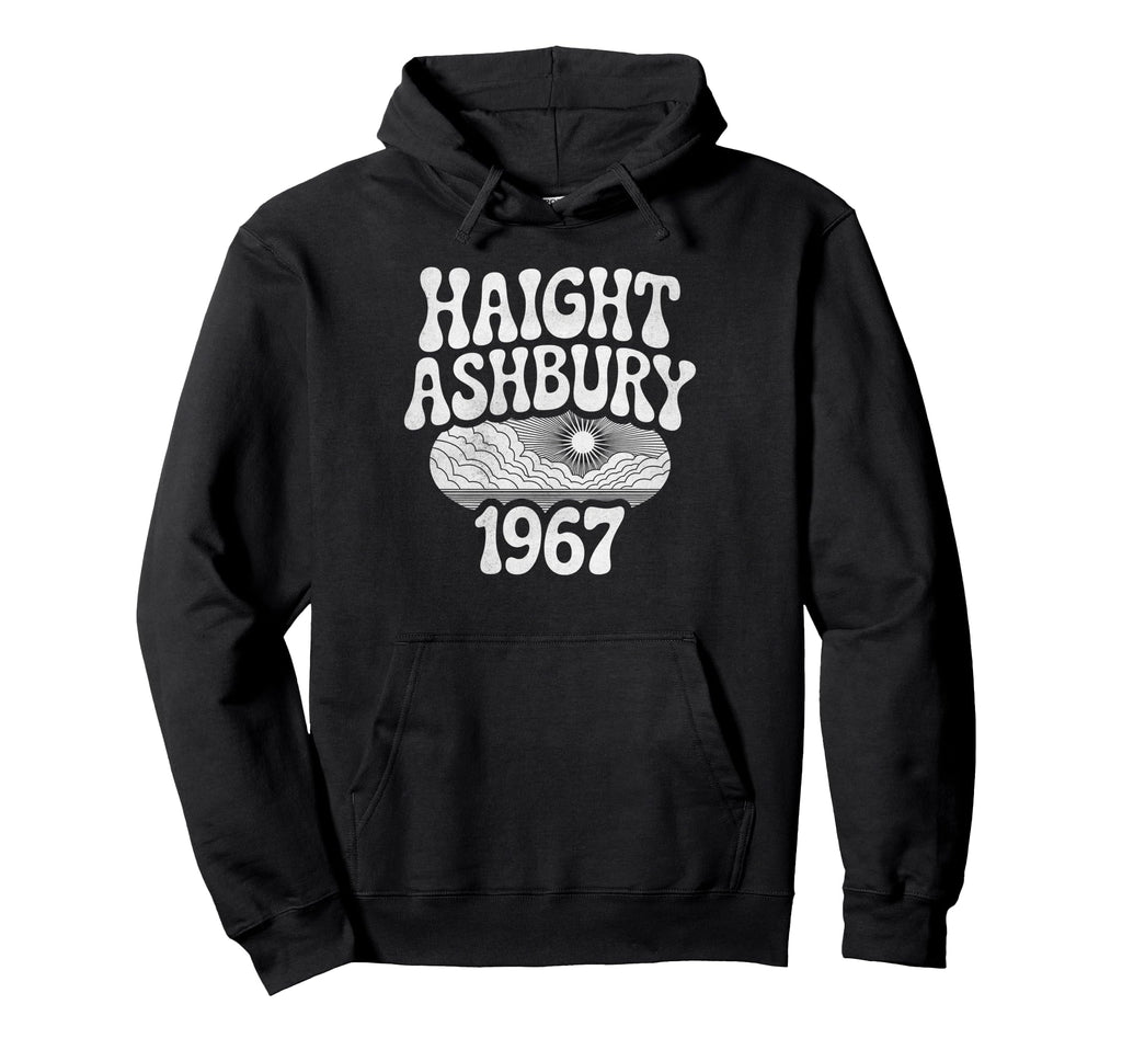 Haight Ashbury 1967 Hippie Sunset San Hoodie - Graphic Print Men Women - T-Shirt, Sweatshirt, Hoodie