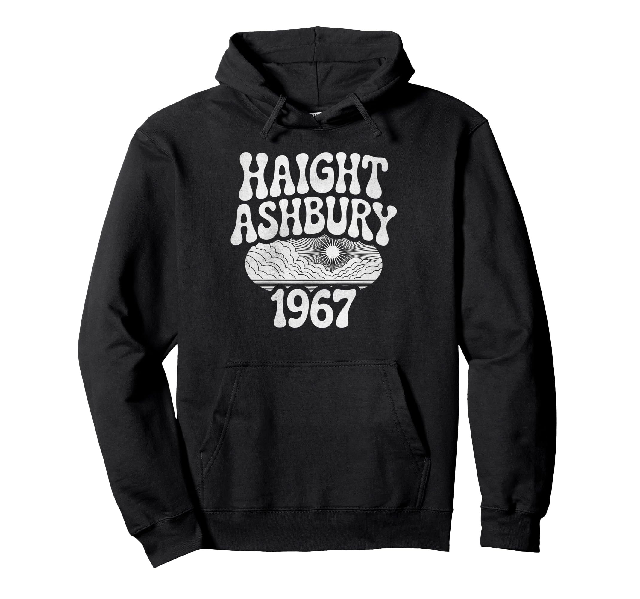 Haight Ashbury 1967 Hippie Sunset San Hoodie - Graphic Print Men Women - T-Shirt, Sweatshirt, Hoodie