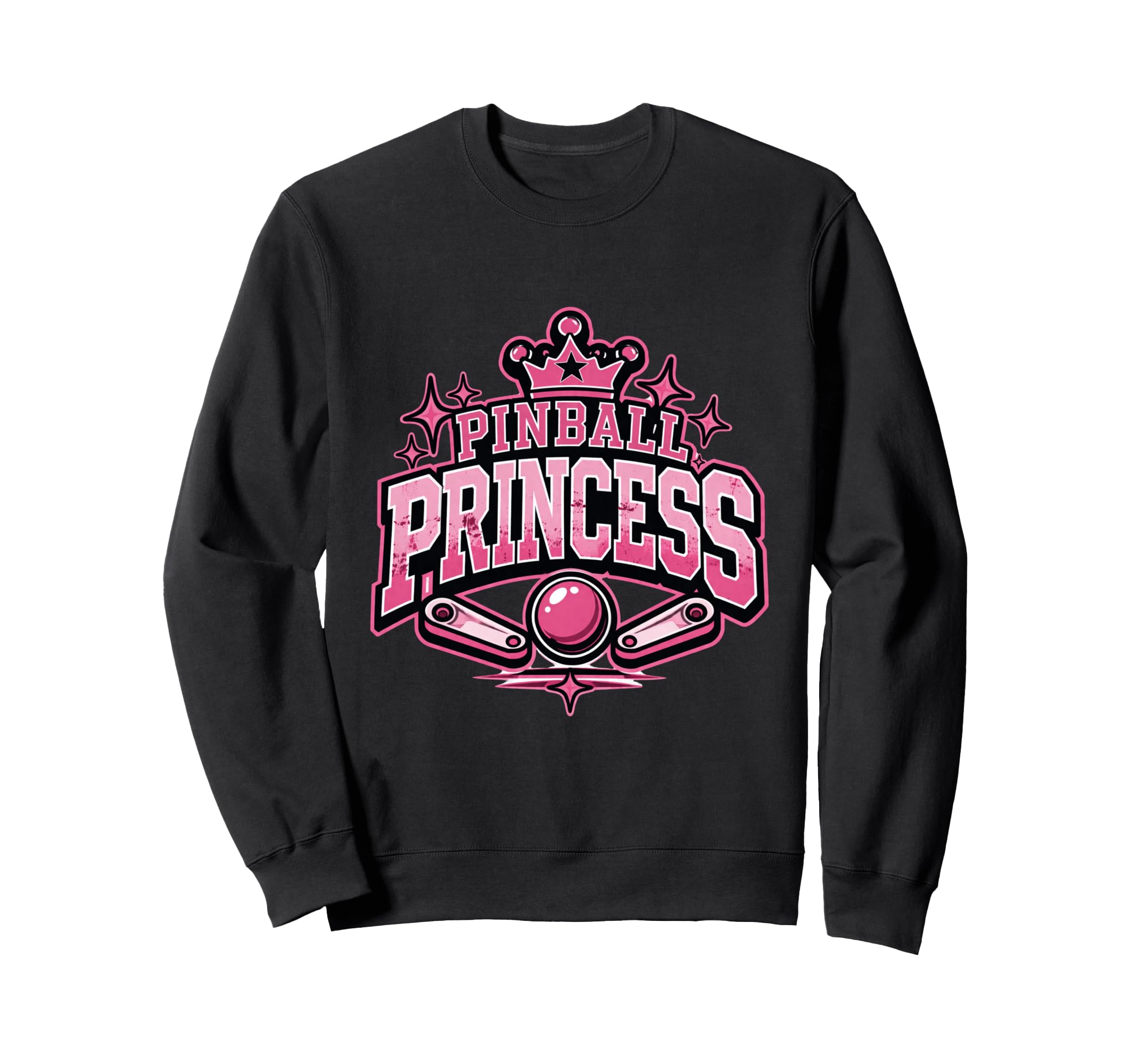 Pinball Princess Machines Funny Arcade Sweatshirt - Novelty Apparel Unisex - T-Shirt, Sweatshirt, Hoodie