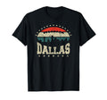 Dallas Skyline Football Sunset Colors T-Shirt - Trendy Graphic Unisex - T-Shirt, Sweatshirt, Hoodie