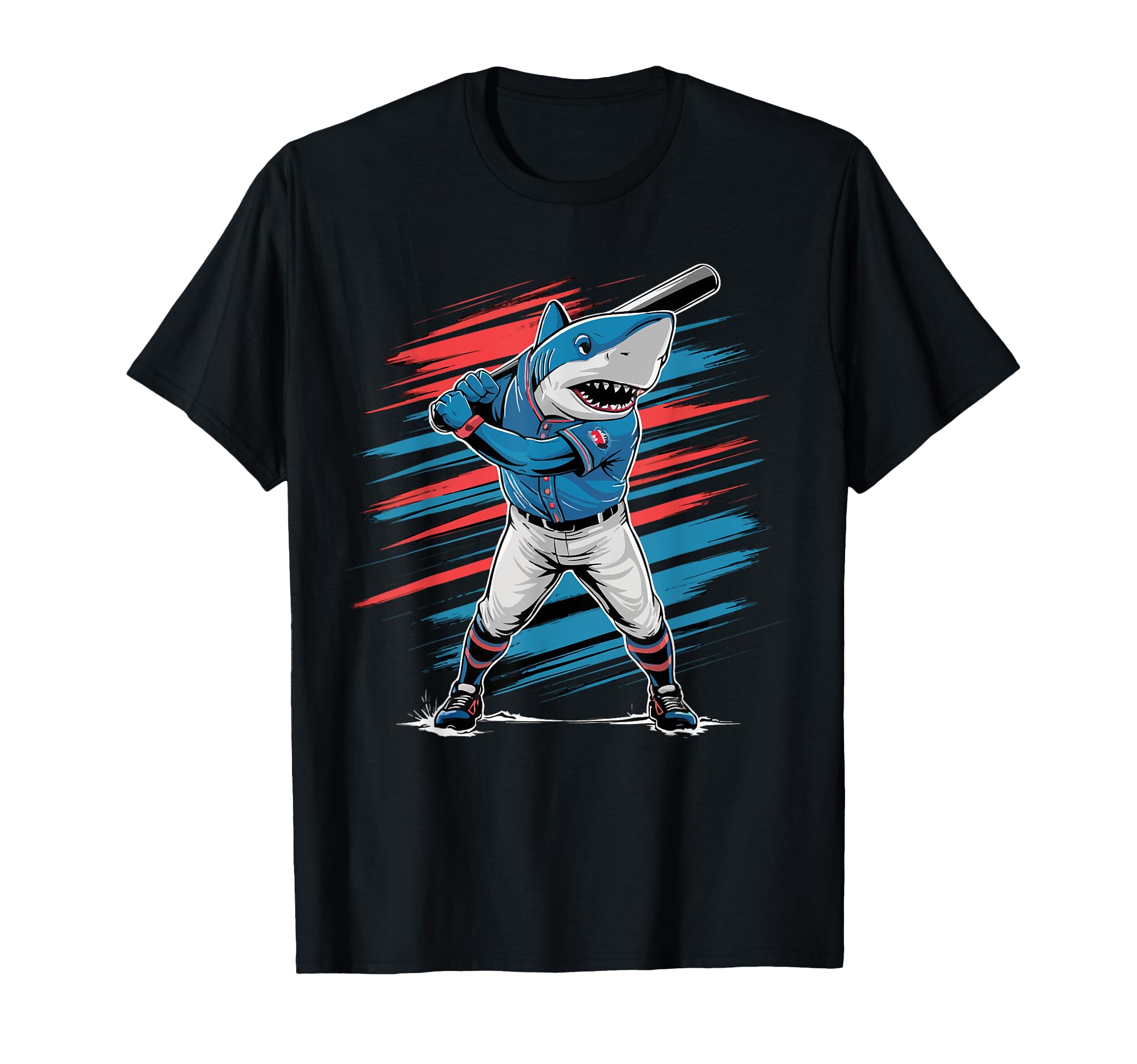 Shark Lover Baseball Coach Sports T-Shirt - Casual Everyday Wear Unisex - T-Shirt, Sweatshirt, Hoodie