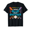 I Wear Blue My Brother Baseball Autism T-Shirt - Unique Graphic Unisex - T-Shirt, Sweatshirt, Hoodie