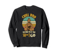 Funny Let That Shit Go Distressed Sweatshirt - Custom Art Print Unisex - T-Shirt, Sweatshirt, Hoodie