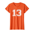 Number 13 Distressed Thirteen Sport T-Shirt - Streetwear Style Unisex - T-Shirt, Sweatshirt, Hoodie