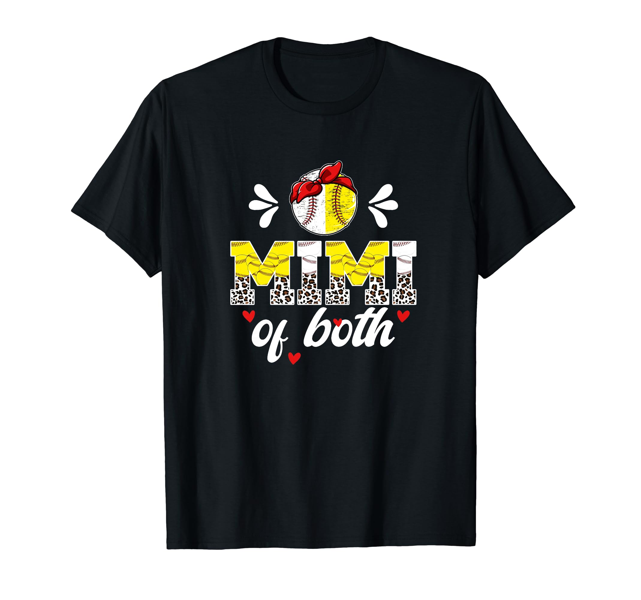 Mimi Both Leopard Baseball Softball T-Shirt - Casual Everyday Wear Unisex - T-Shirt, Sweatshirt, Hoodie