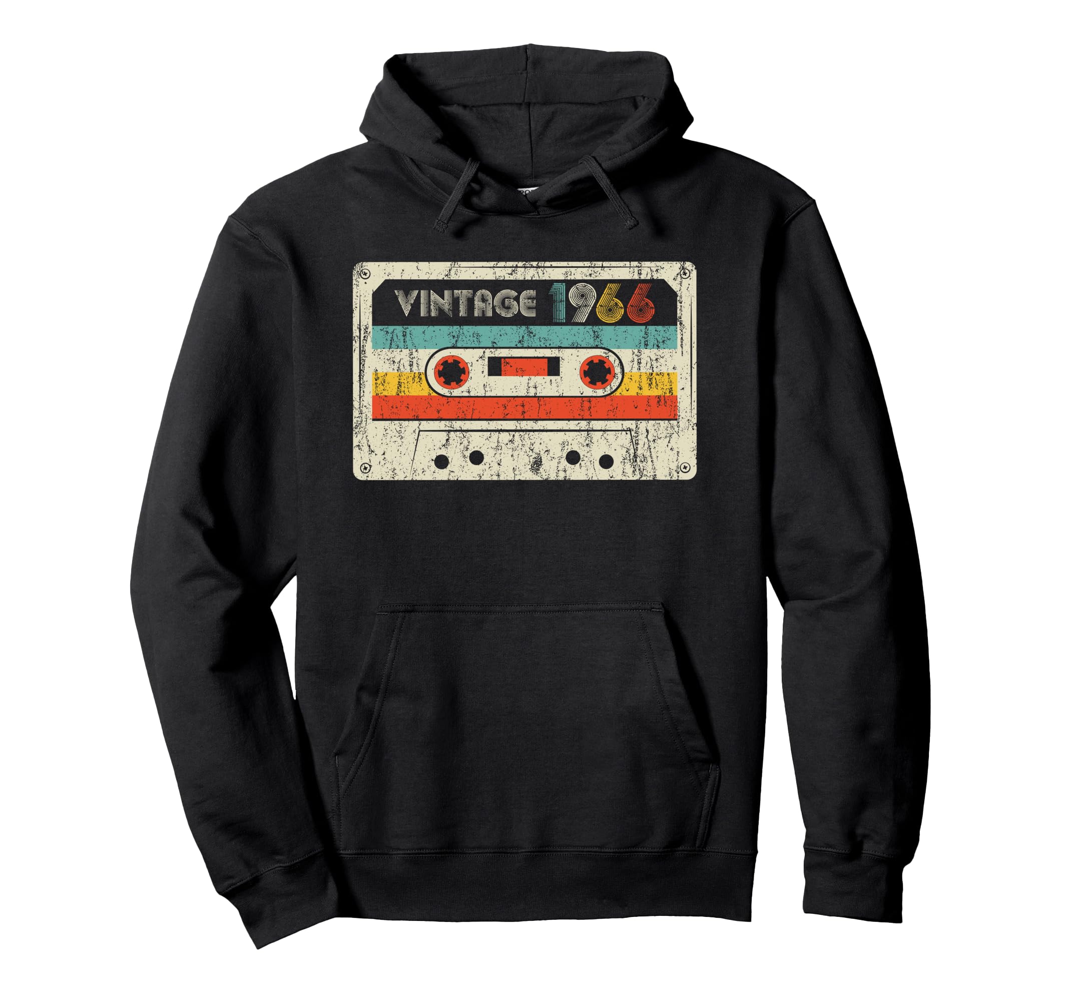 1966 Birthday 1966 Cassette Tape Hoodie - Casual Everyday Wear Unisex - T-Shirt, Sweatshirt, Hoodie