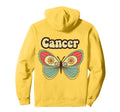 Cancer Zodiac Butterfly Astrology Boho Hoodie - Novelty Apparel Men Women - T-Shirt, Sweatshirt, Hoodie