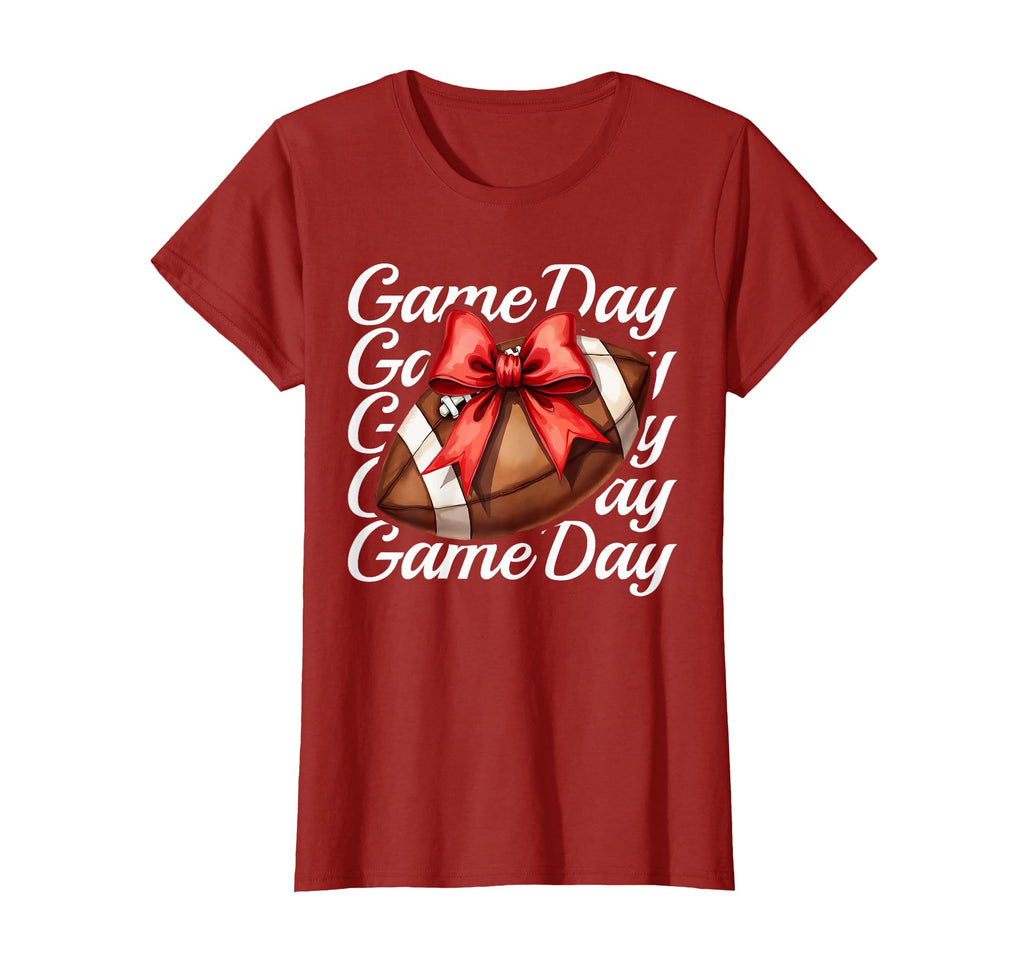 Cheer Fall Football Mom Red Game T-Shirt - Fun Novelty Design for Adults - T-Shirt, Sweatshirt, Hoodie