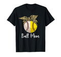 Ball Mom Both Softball Baseball T-Shirt - Streetwear Style Men Women - T-Shirt, Sweatshirt, Hoodie