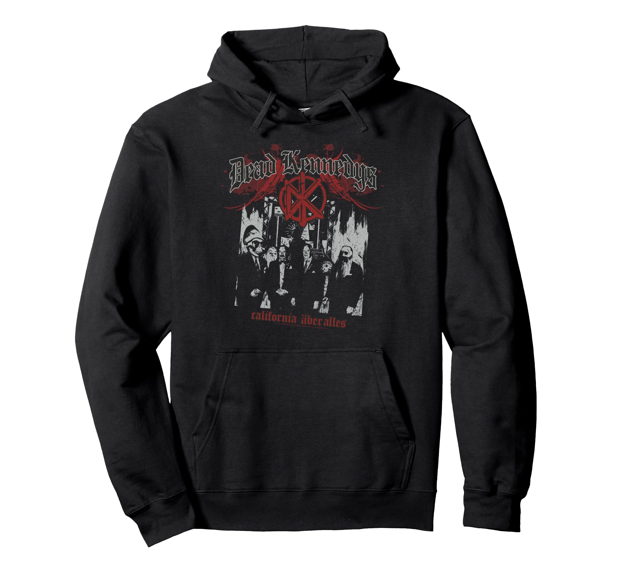 Dead Kennedys Old English Logo And Photo Hoodie - Custom Art Print Unisex - T-Shirt, Sweatshirt, Hoodie