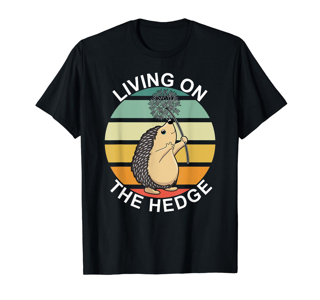 Living Hedge Hedgehog Animal Dandelion T-Shirt - Graphic Print Men Women - T-Shirt, Sweatshirt, Hoodie