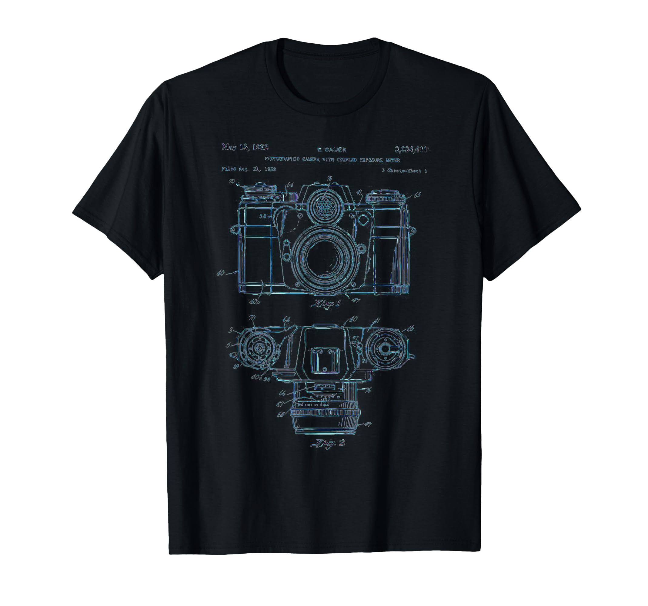 Photography Lover Gift Camera Patent T-Shirt - Unique Graphic for Adults - T-Shirt, Sweatshirt, Hoodie