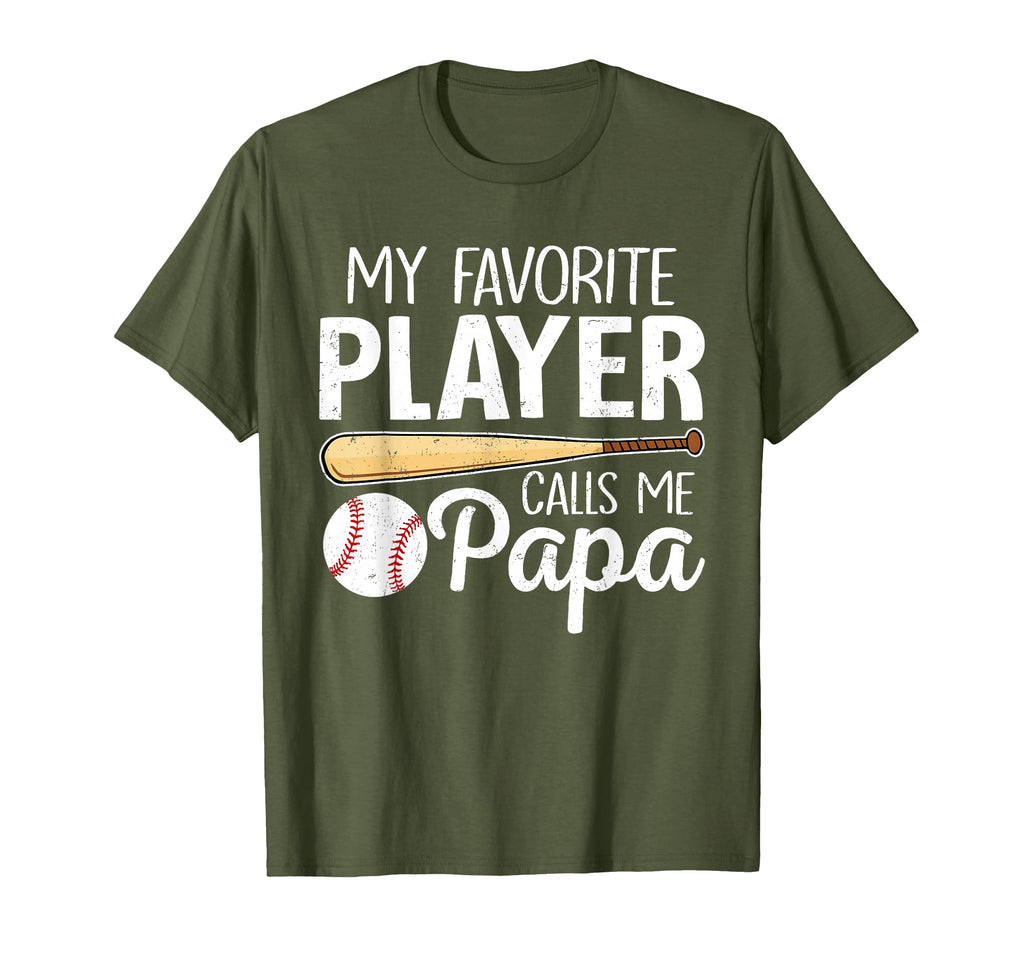 Mens Baseball Dad My Favorite Player T-Shirt - Unique Graphic Men Women - T-Shirt, Sweatshirt, Hoodie