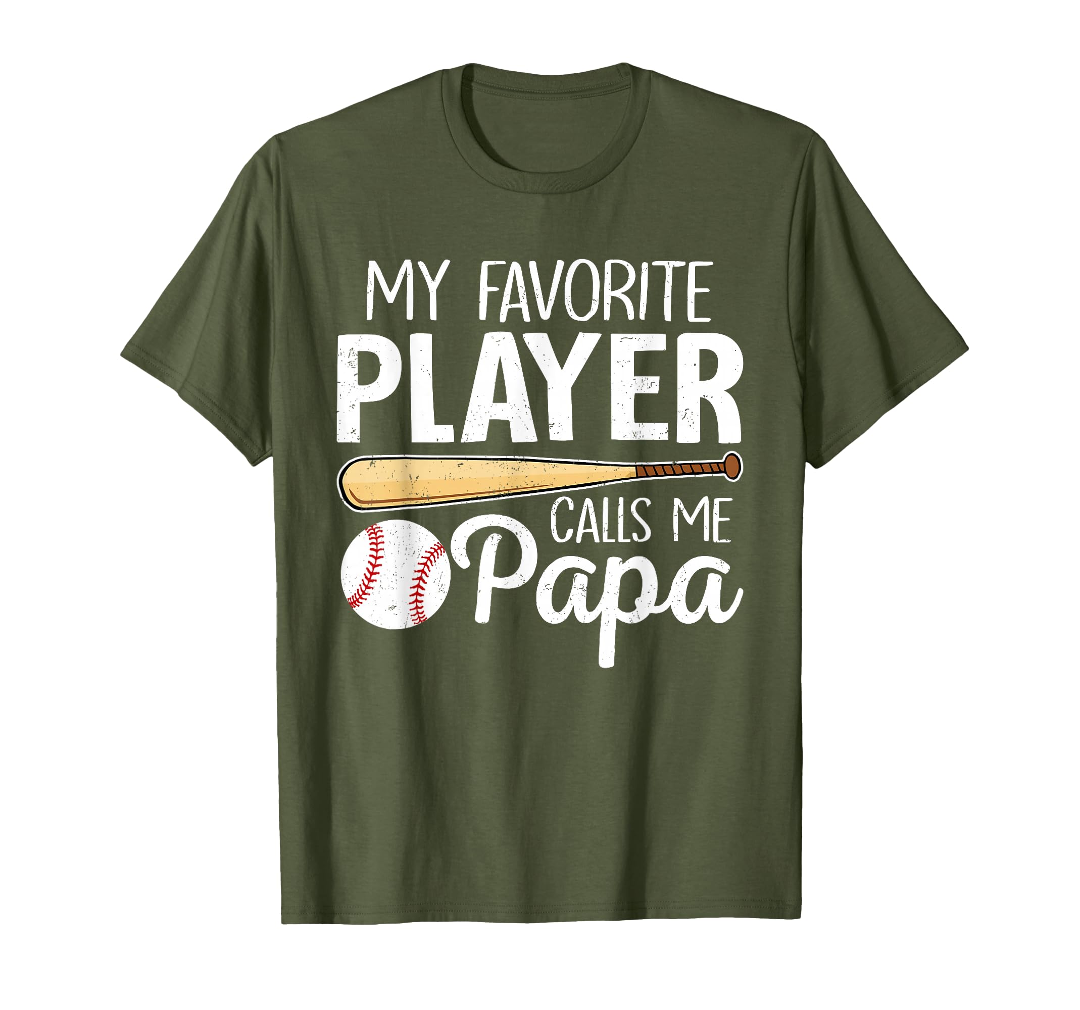 Mens Baseball Dad My Favorite Player T-Shirt - Unique Graphic Men Women - T-Shirt, Sweatshirt, Hoodie
