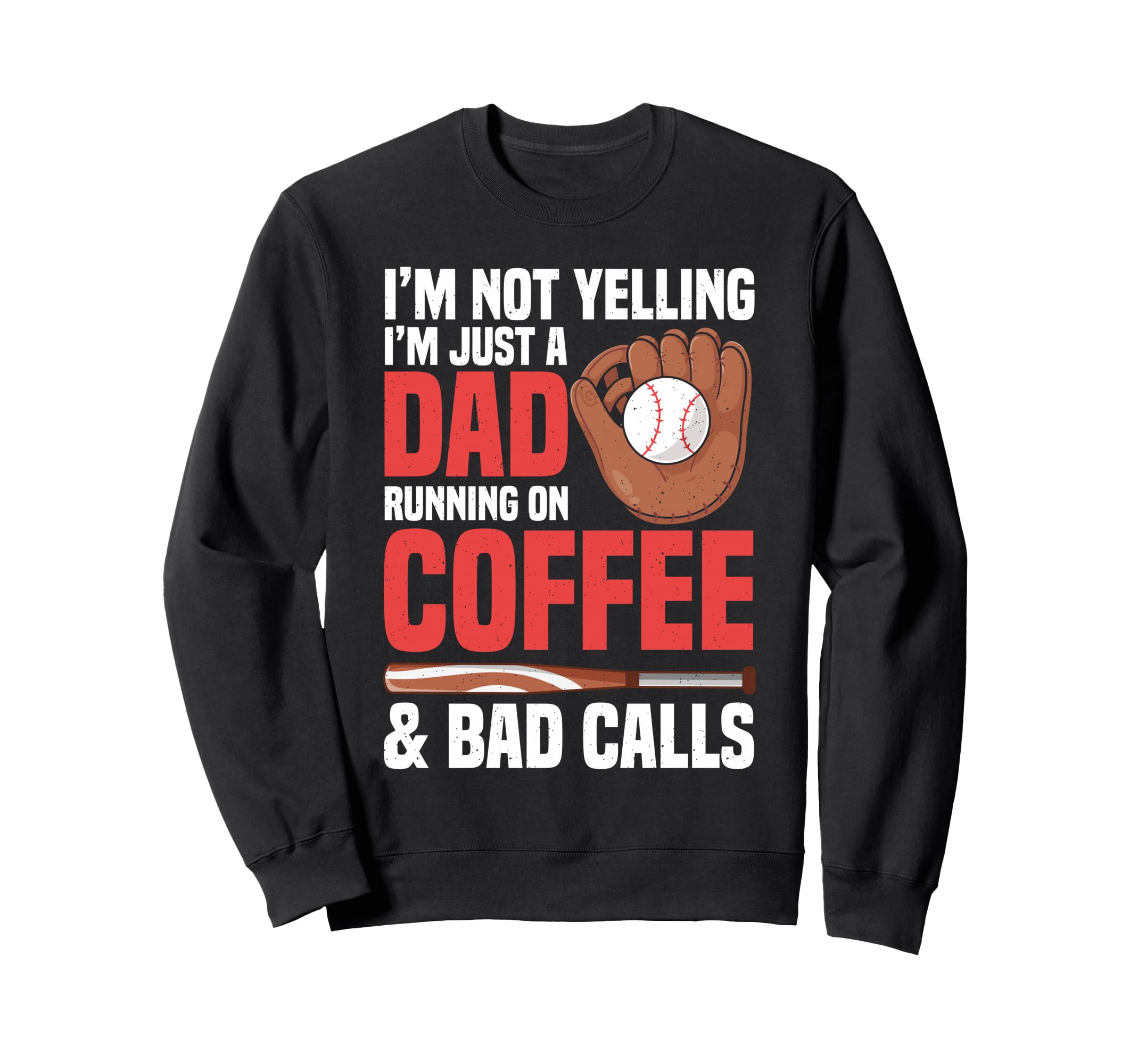 Baseball Dad Designs Coffee Lover Hoodie - Aesthetic Graphic for Adults - T-Shirt, Sweatshirt, Hoodie