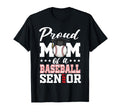 Proud Mom Baseball Senior 2027 T-Shirt - Aesthetic Graphic for Adults - T-Shirt, Sweatshirt, Hoodie