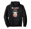 Cat Ramen Japanese Kitty Kawaii Hoodie - Fun Novelty Design for Adults - T-Shirt, Sweatshirt, Hoodie