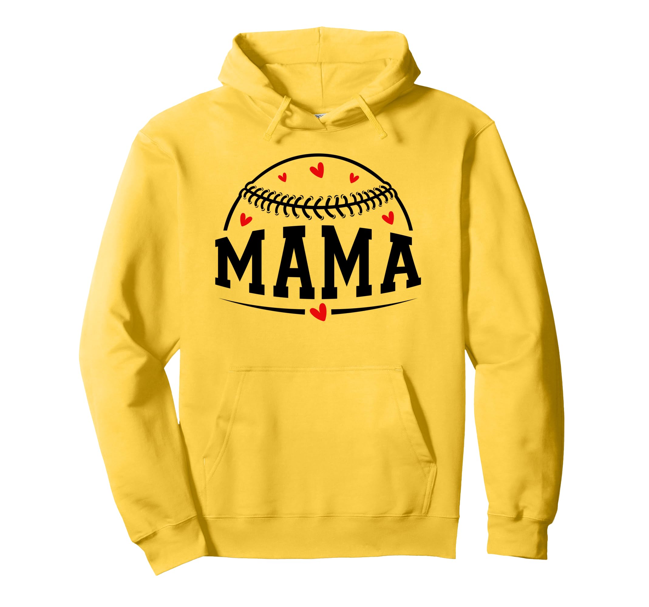 Baseball Mama Mom Happy Mothers Day Funny Hoodie - Streetwear Style Unisex - T-Shirt, Sweatshirt, Hoodie