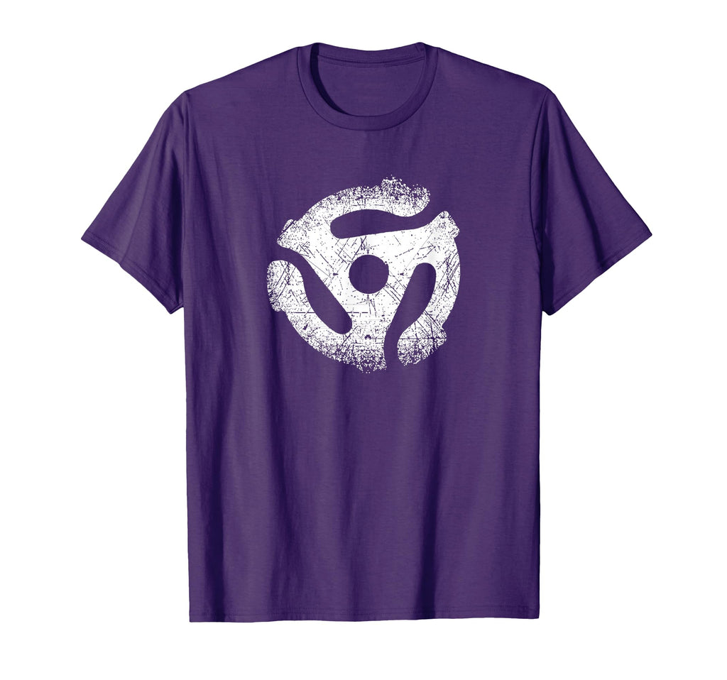 45 Rpm Adapter Turntable Record T-Shirt - Minimalist Print Unisex - T-Shirt, Sweatshirt, Hoodie