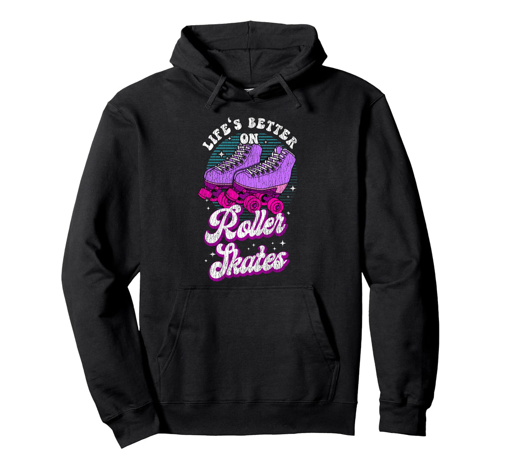 Roller Skating Skate 1970S Hoodie - Streetwear Style for Adults - T-Shirt, Sweatshirt, Hoodie