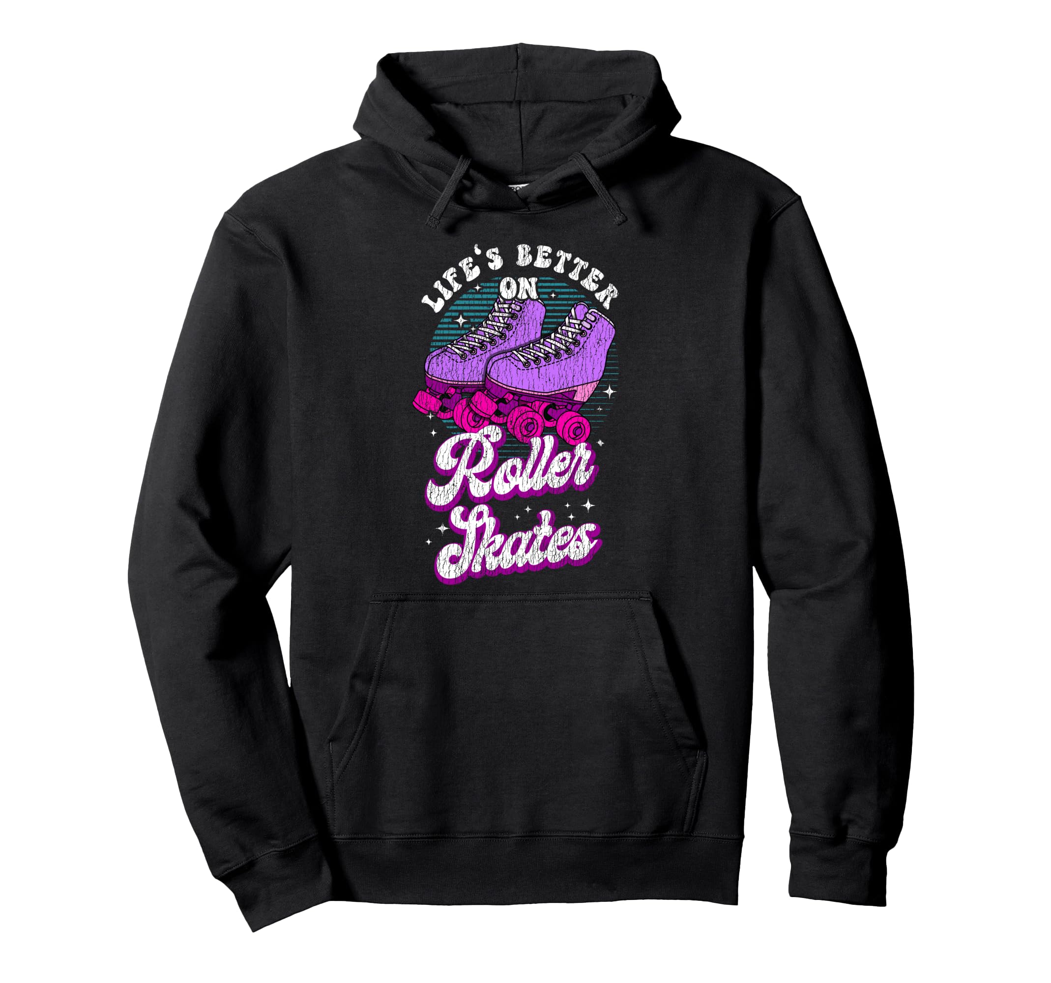 Roller Skating Skate 1970S Hoodie - Streetwear Style for Adults - T-Shirt, Sweatshirt, Hoodie