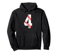 4 Laces 4Th Birthday Four Years Hoodie - Fun Novelty Design Men Women - T-Shirt, Sweatshirt, Hoodie