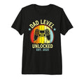 Dad Level Unlocked Est 2025 Fathers T-Shirt - Casual Everyday Wear Unisex - T-Shirt, Sweatshirt, Hoodie