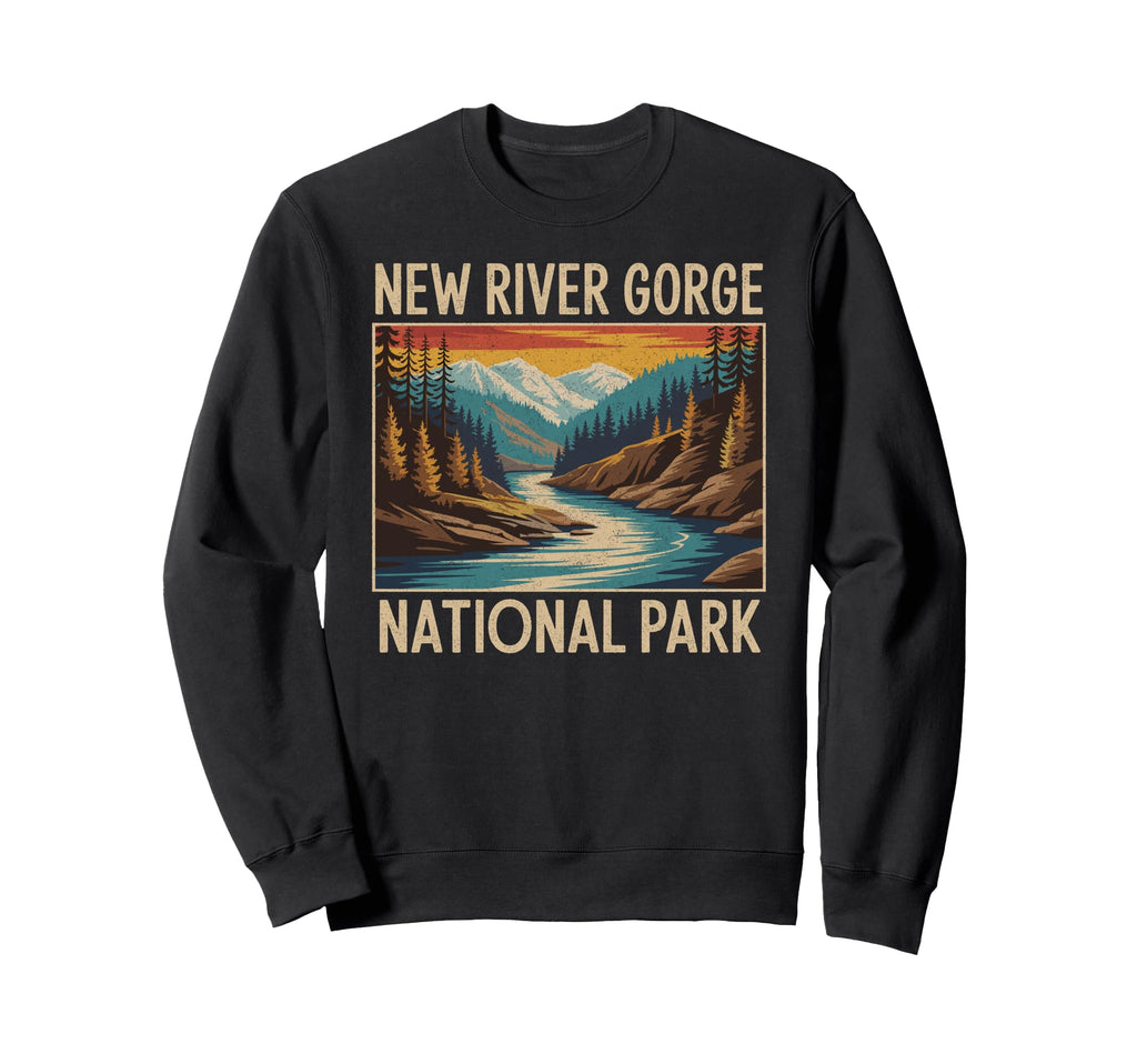 New River Gorge National Park Bridge Sweatshirt - Trendy Graphic Unisex - T-Shirt, Sweatshirt, Hoodie