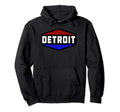 Detroit Michigan Distressed Sweatshirt - Fun Novelty Design Unisex - T-Shirt, Sweatshirt, Hoodie