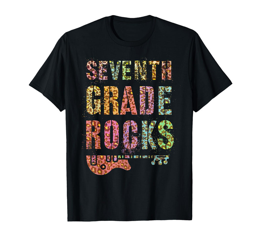 Seventh Grade Rocks Ready To Rock T-Shirt - Minimalist Print Men Women - T-Shirt, Sweatshirt, Hoodie