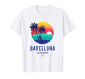 Barcelona Beach Catalunya Spain Sunset T-Shirt - Unique Graphic Men Women - T-Shirt, Sweatshirt, Hoodie