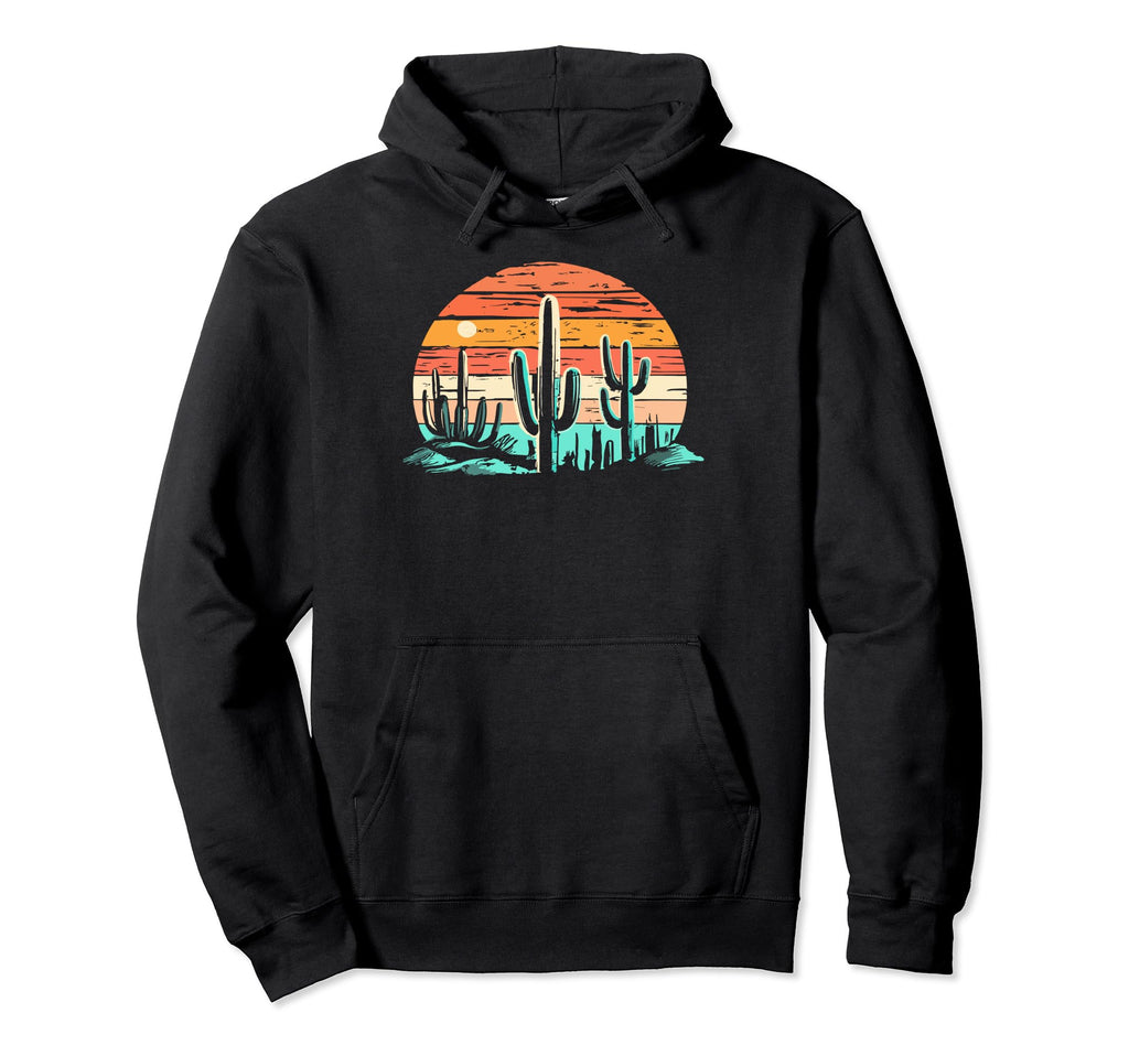 Sunset Saguaro Cactus Cacti Desert Plant Hoodie - Streetwear Style Unisex - T-Shirt, Sweatshirt, Hoodie