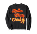 Roller Skating Skate 1970S Chicken Sweatshirt - Minimalist Print Unisex - T-Shirt, Sweatshirt, Hoodie