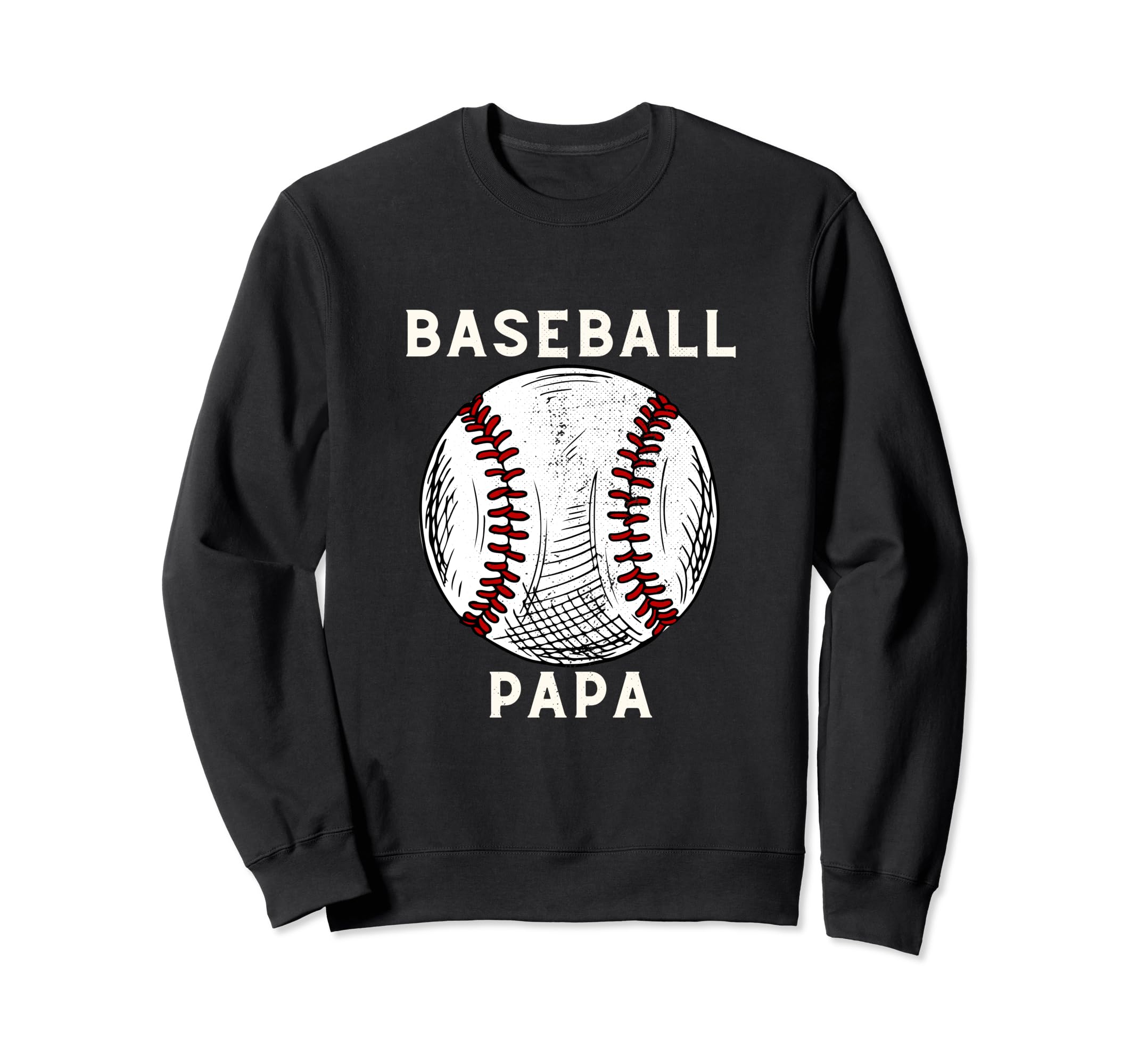 Awesome Baseball Papa Sports Lover Sweatshirt - Streetwear Style Unisex - T-Shirt, Sweatshirt, Hoodie