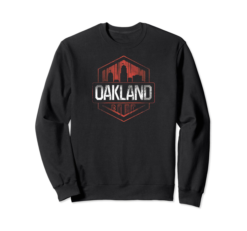 Oakland Grit 90S Grunge Urbandecay Sweatshirt - Aesthetic Graphic Unisex - T-Shirt, Sweatshirt, Hoodie