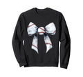 Baseball Coquette Bow Baseball Mom Sweatshirt - Novelty Apparel Men Women - T-Shirt, Sweatshirt, Hoodie