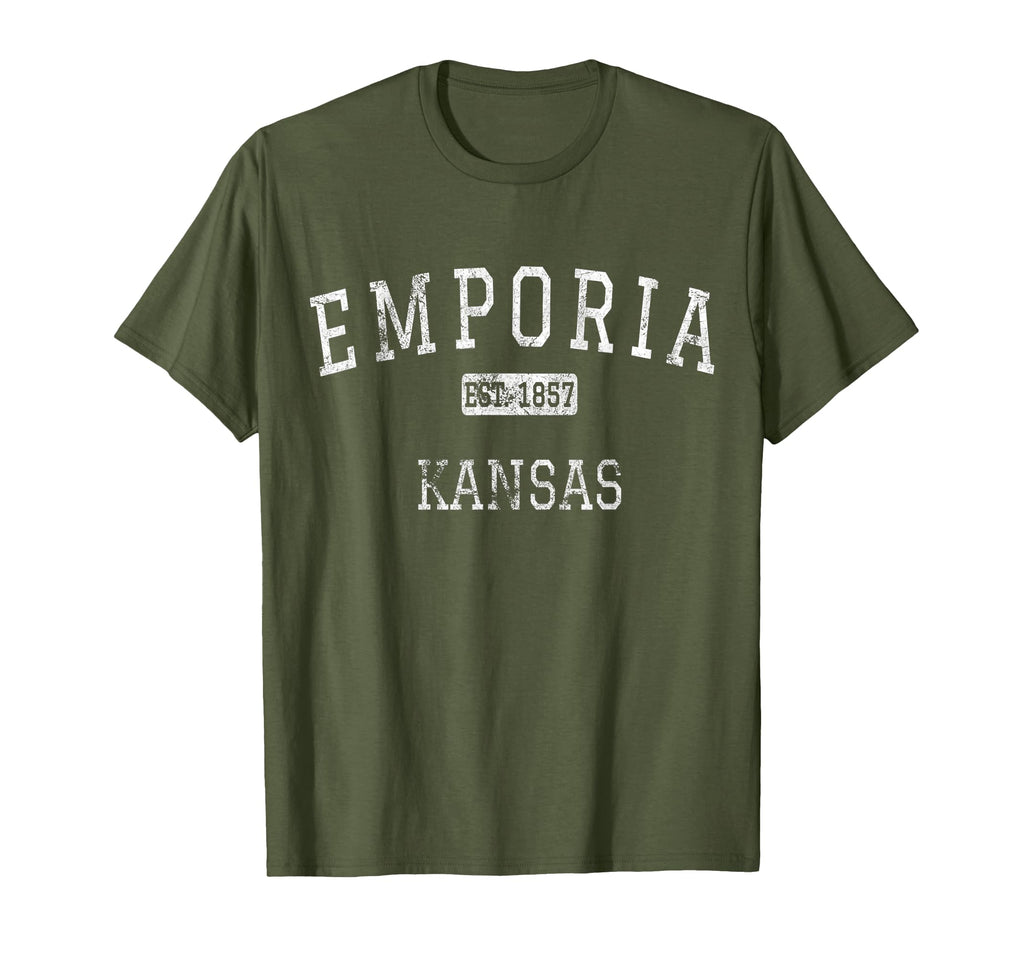 Emporia Kansas Ks T-Shirt - Casual Everyday Wear for Adults - T-Shirt, Sweatshirt, Hoodie