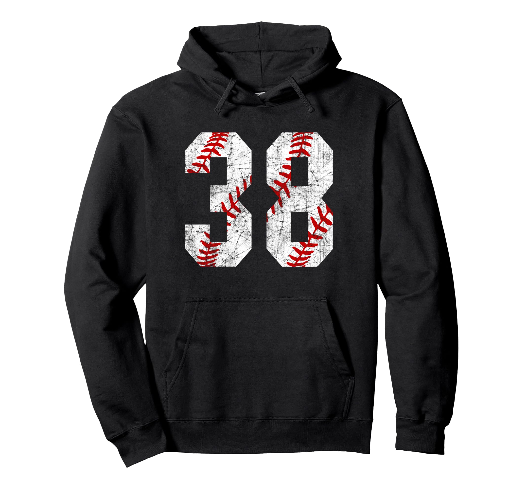 Baseball Mom 38 Jersey Baseball Hoodie - Novelty Apparel Men Women - T-Shirt, Sweatshirt, Hoodie