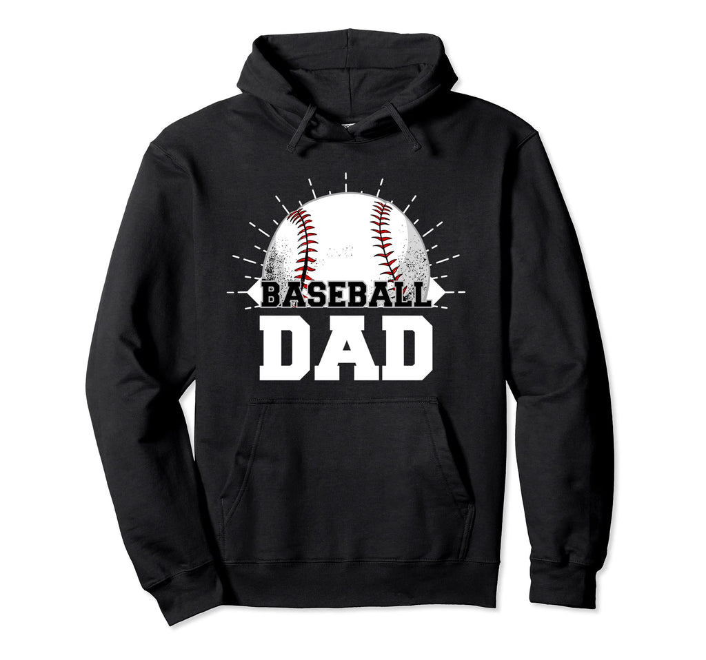 Game Day Baseball Dad Hoodie - Custom Art Print for Adults - T-Shirt, Sweatshirt, Hoodie